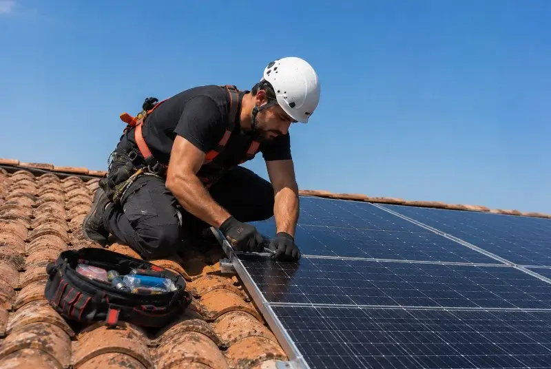 Maintenance et monitoring de panneaux solaires à Saint-Martin-d'Uriage