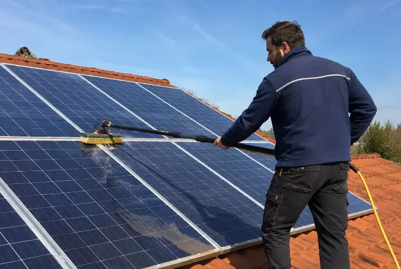 Nettoyage et entretien de panneaux solaires à Saint-Martin-d'Uriage